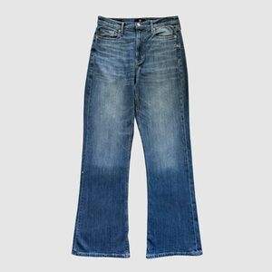Banana Republic Relaxed Flare Jeans 29L Medium Wash High Rise 35” Inseam